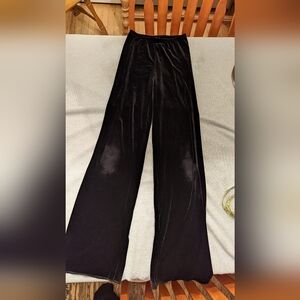 Body Wrappers Black Velvet Pants